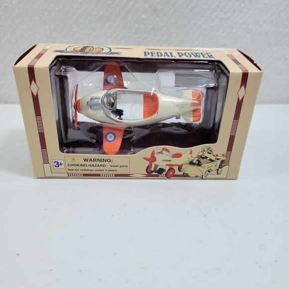 Pedal Power Other - Pedal Power Die Cast Metal 1:10 Scale Airplane 101924-2M3